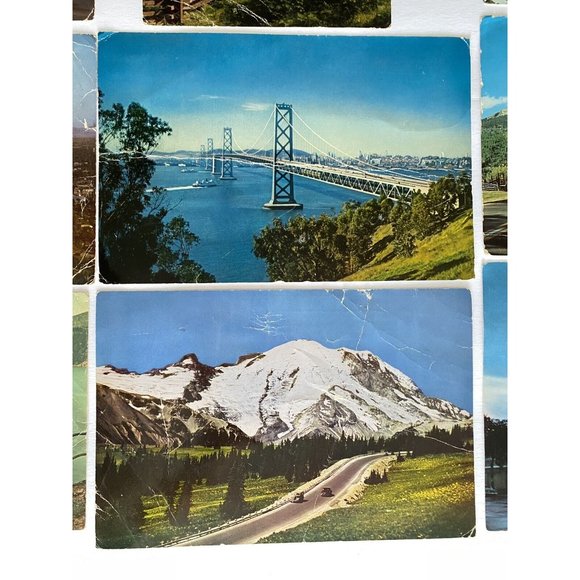 1955-1963 Incredible Peter Winter Jumbo Postcards US Scenes Collection Set 12 - Picture 8 of 16
